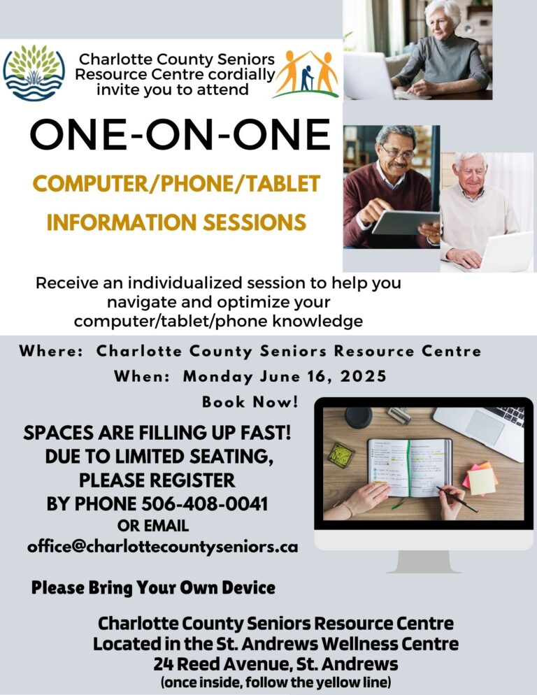We are having one-on-one computer sessions! Book your spot now since ...